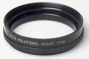 BDB 43mm polariser filter mount Filter BDB 43mm polariser filter mount Filter