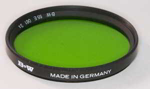 B+W 55mm Green G 061 (3x) Filter B+W 55mm Green G 061 (3x) Filter