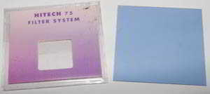 Hitech 80D blue conversion (artificial to daylight) Filter Hitech 80D blue conversion (artificial to daylight) Filter