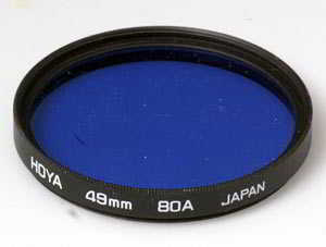 Hoya 49mm 80A blue Filter Hoya 49mm 80A blue Filter
