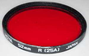 Hoya 52mm R 25A red Filter Hoya 52mm R 25A red Filter