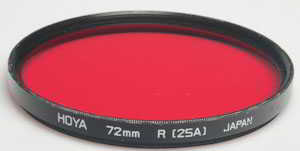 Hoya 72mm R25 red Filter Hoya 72mm R25 red Filter