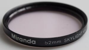Miranda 52mm Skylight Filter