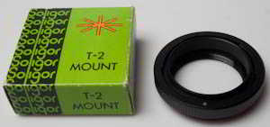 Soligor Canon FD T2 Mount Lens adaptor Soligor Canon FD T2 Mount Lens adaptor