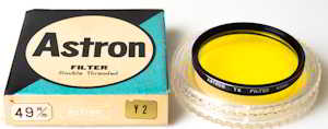 Astron 49mm Y2 Filter Astron 49mm Y2 Filter