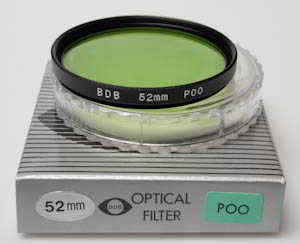 BDB 52mm P00 green Filter BDB 52mm P00 green Filter