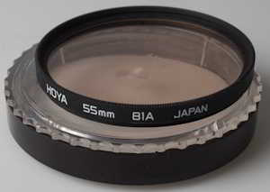 Hoya 55mm 81A warm Filter Hoya 55mm 81A warm Filter