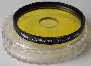 Hoya 55mm Color Spot Yellow Filter Hoya 55mm Color Spot Yellow Filter
