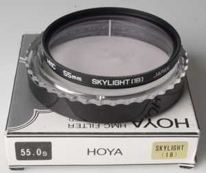 Hoya 55mm HMC Skylight 1B Filter