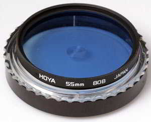 Hoya 55mm 80B Blue Filter Hoya 55mm 80B Blue Filter