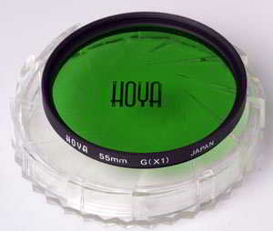 Hoya 55mm Green G (X1) Filter Hoya 55mm Green G (X1) Filter