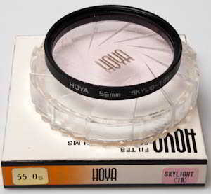 Hoya 55mm Skylight 1B Filter Hoya 55mm Skylight 1B Filter