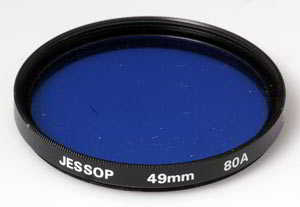 Jessops 49mm 80A blue Filter Jessops 49mm 80A blue Filter