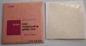 Kodak Wratten CC10Y Yellow gelatin filter 100mm square Filter Kodak Wratten CC10Y Yellow gelatin filter 100mm square Filter