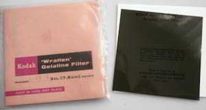 Kodak Wratten 3N 5 gelatin filter 3in (76mm) square Filter Kodak Wratten 3N 5 gelatin filter 3in (76mm) square Filter