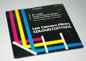 Lee 75mm square CC20C Polyester Filter Filter Lee 75mm square CC20C Polyester Filter Filter