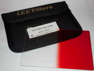 Lee 100x150 Pop Red Grad Hard Filter Lee 100x150 Pop Red Grad Hard Filter