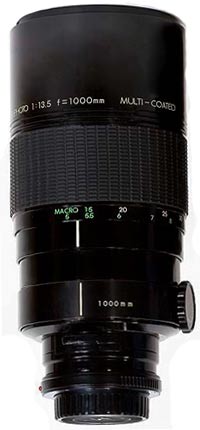 Sigma 1000mm f/13.5 mirror lens Sigma 1000mm f/13.5 mirror lens