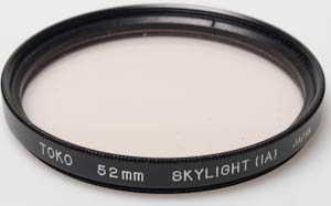 Toko 52mm Skylight 1A Filter Toko 52mm Skylight 1A Filter