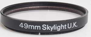 Unbranded 49mm skylight Filter Unbranded 49mm skylight Filter