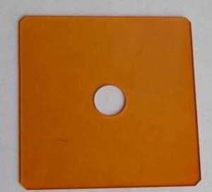 Unbranded 75mm Square Orange Filter Unbranded 75mm Square Orange Filter