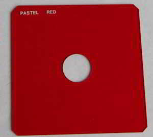 Unbranded 75mm Square Pastel red Spot Filter Unbranded 75mm Square Pastel red Spot Filter